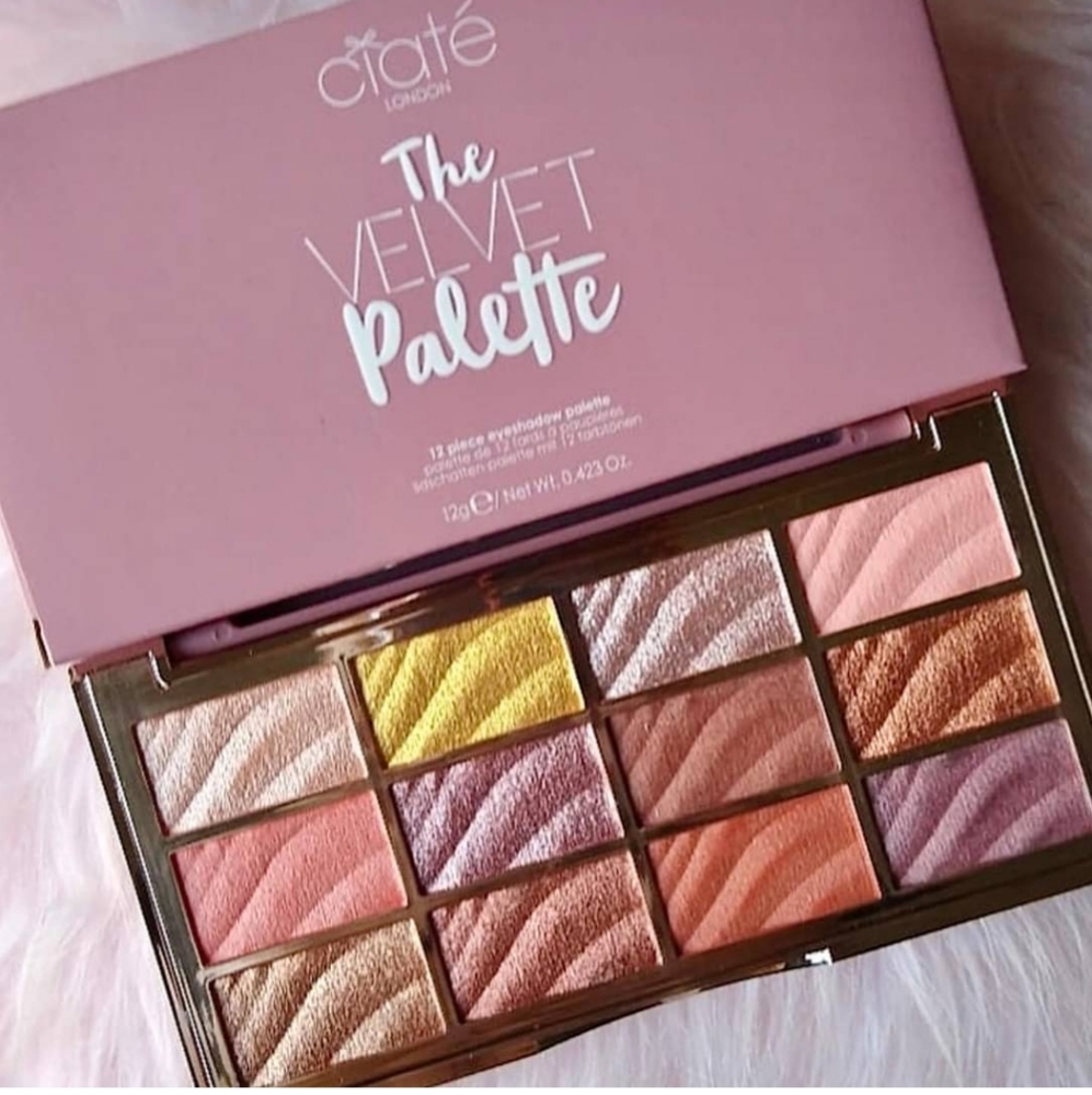 CIATE LONDON VELVET EYESHADOW PALETTE.